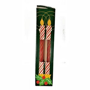 Vintage Christmas Taper Candles